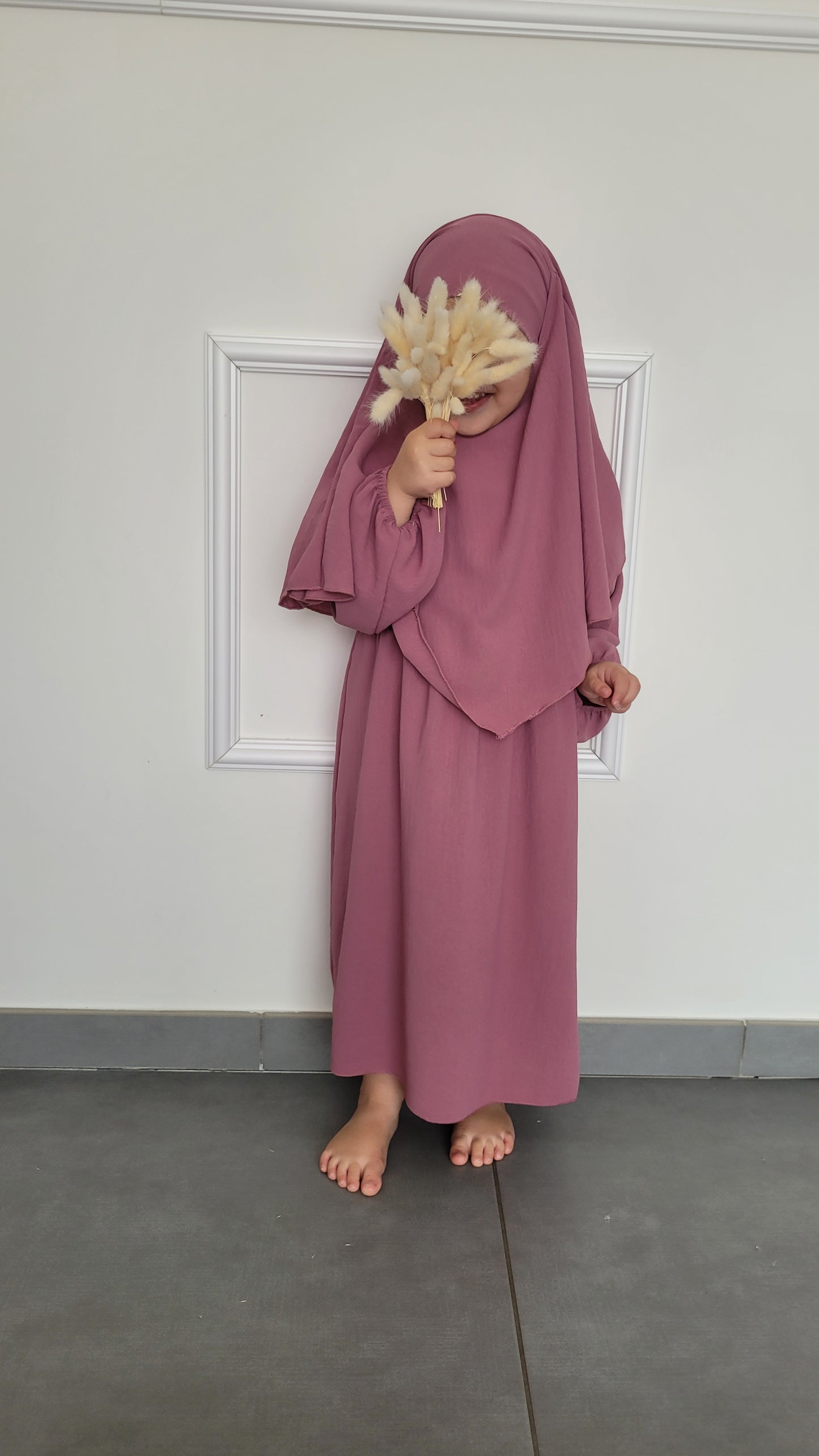Ensemble abaya et khimar enfant