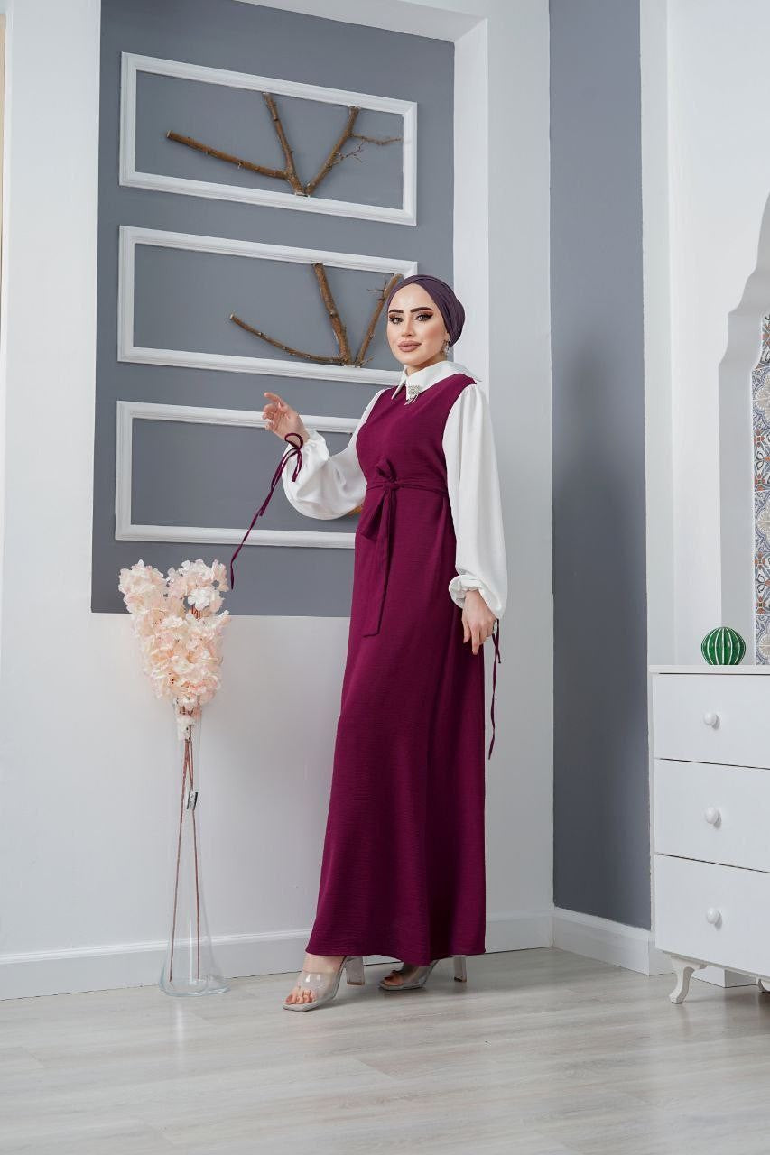 Two-tone dress