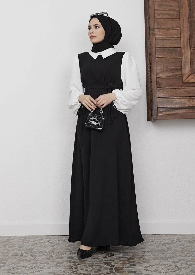 Two-tone dress