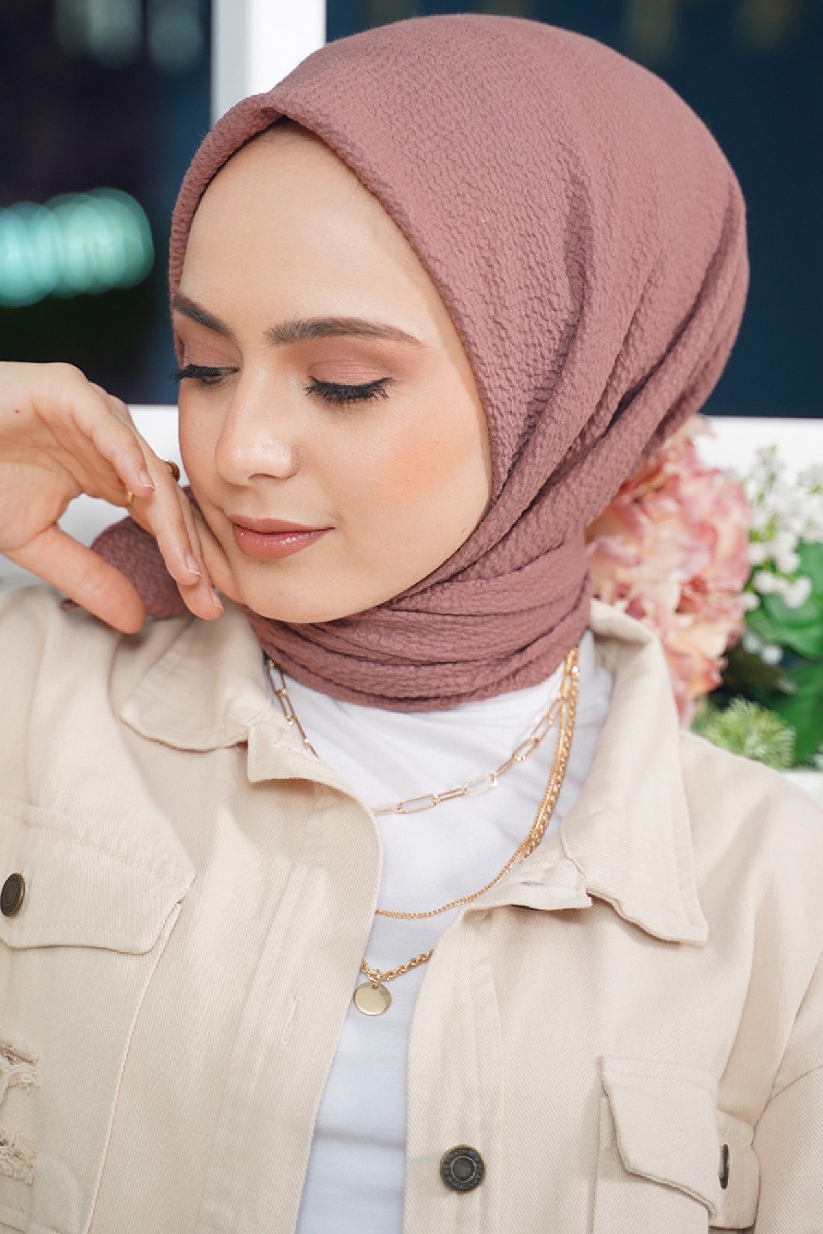 Waffle Square Hijab