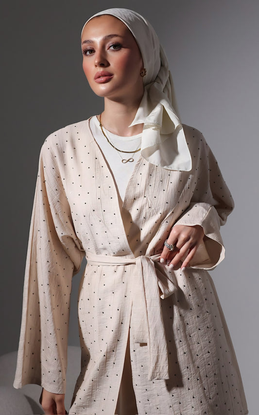 Ensemble kimono strass