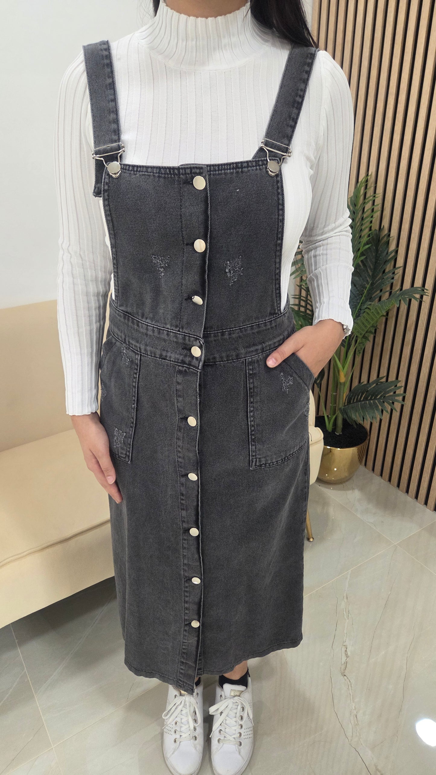 Robe salopet jean