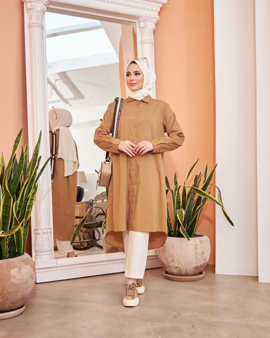 Tunique maxi asymétrique