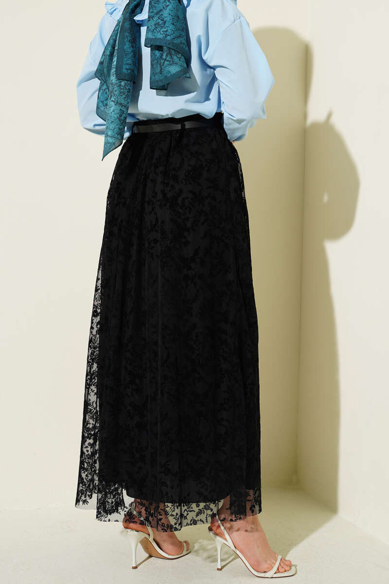 Jupe tulle fleurie