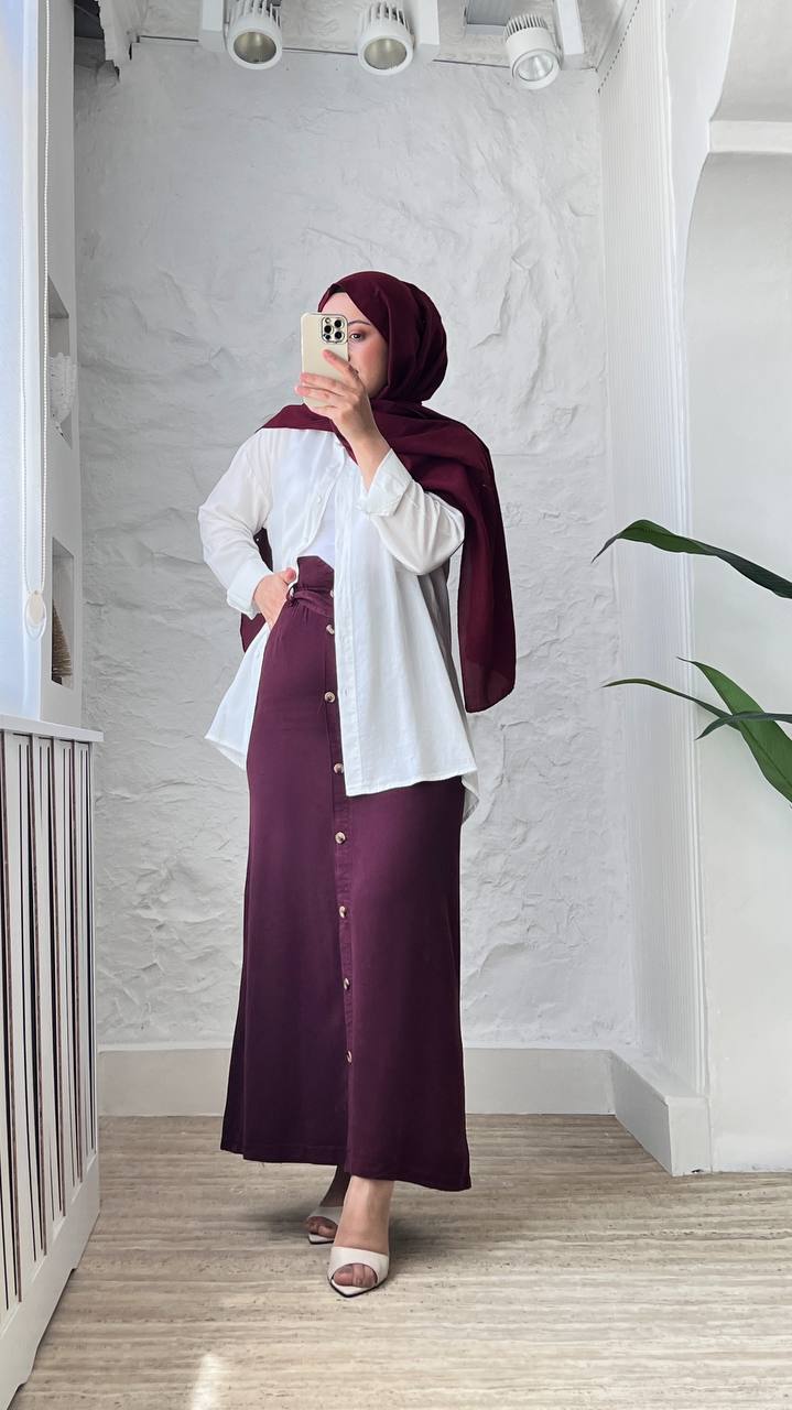 Jupe taille haute
