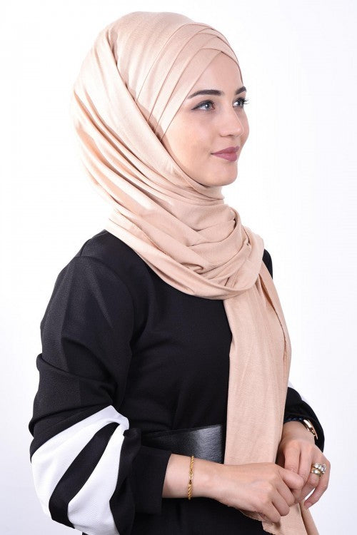 Crossed jersey hijab