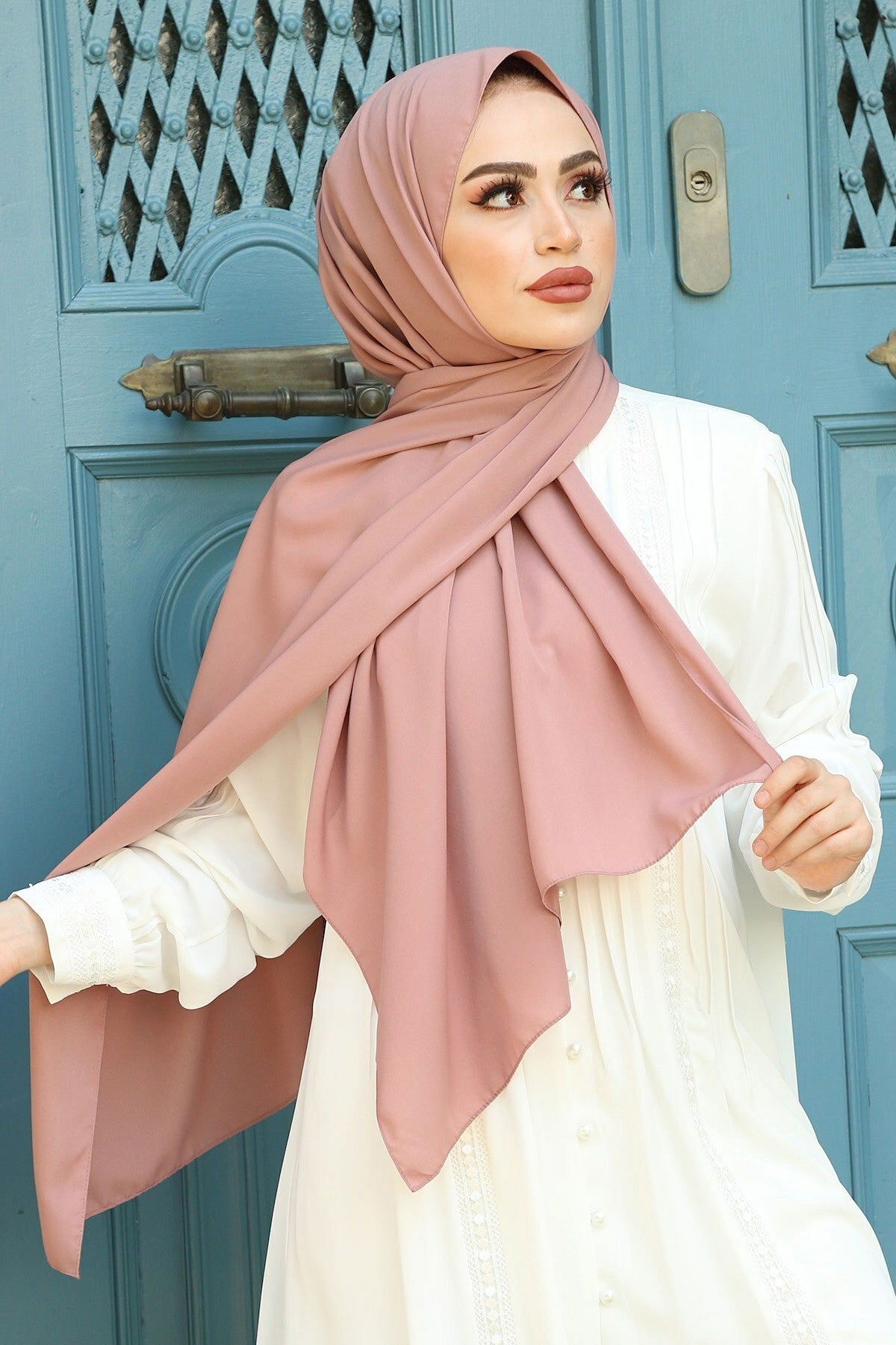 High quality Medina silk hijab
