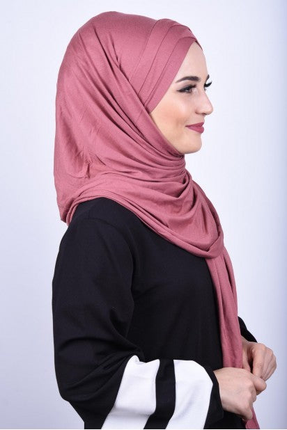 Hijab jersey croisé