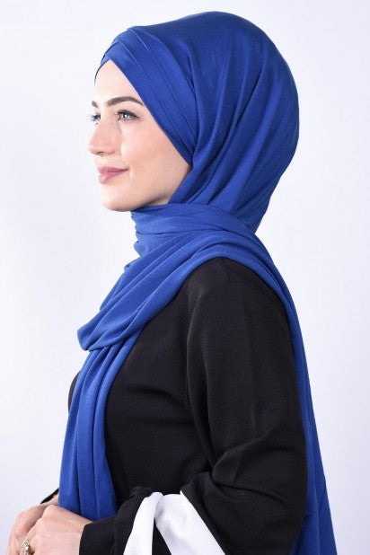 Hijab jersey croisé