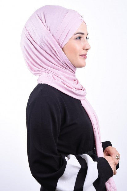 Hijab jersey croisé