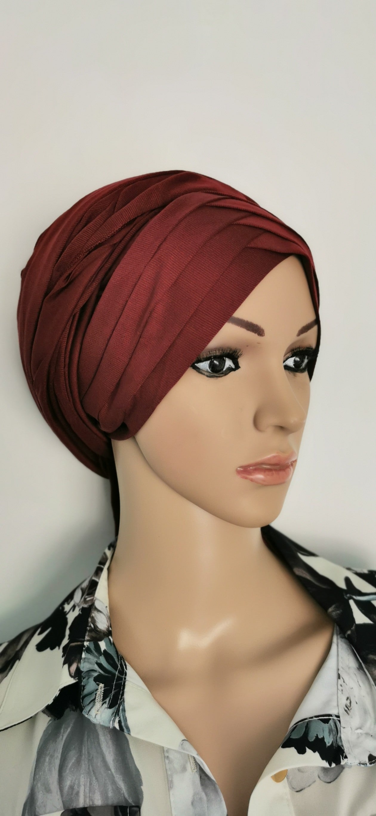 Crossed jersey hijab