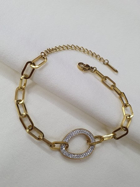 Bracelet Chaine avec strass