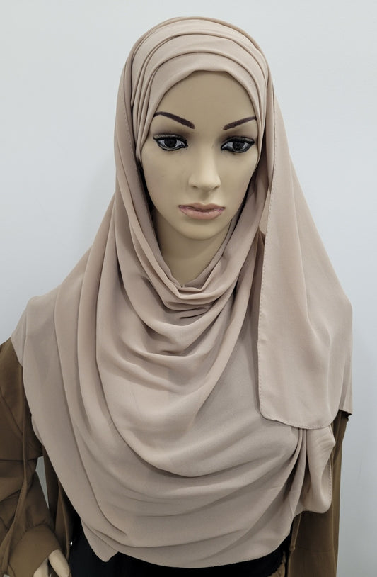 Ready to wear crossover hijab