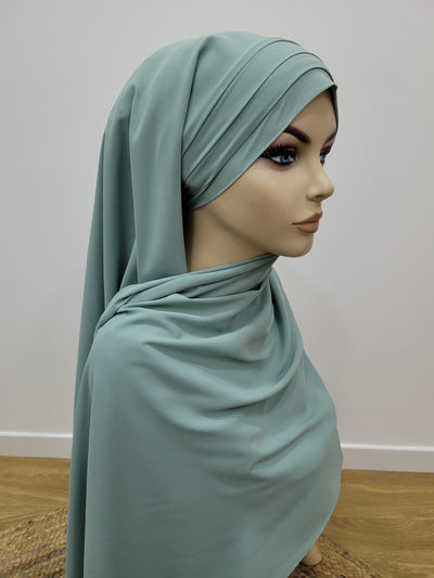 Tied hijab