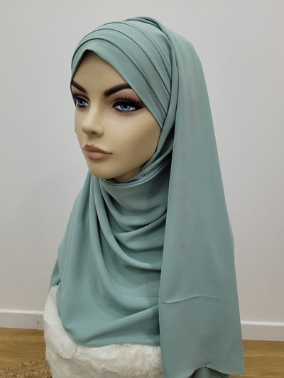 Tied hijab