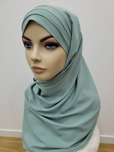 Tied hijab