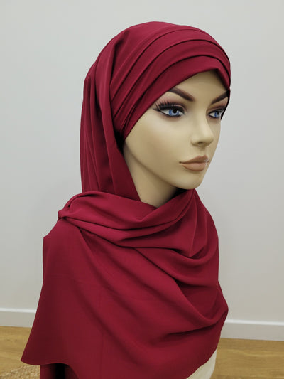 Tied hijab