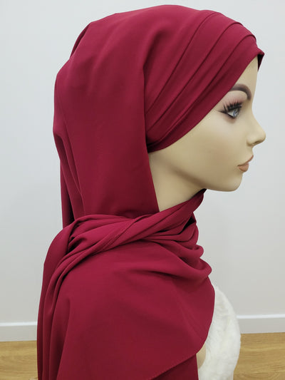 Tied hijab