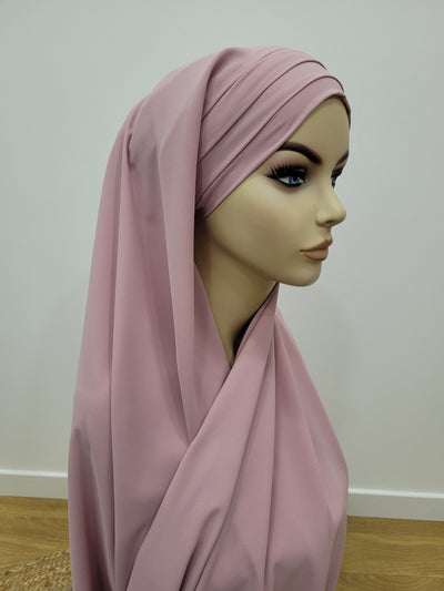 Tied hijab