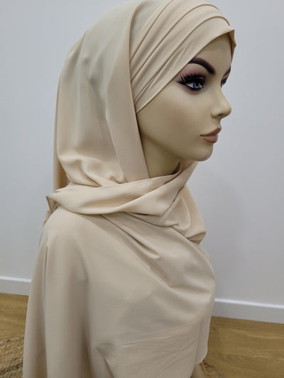 Tied hijab