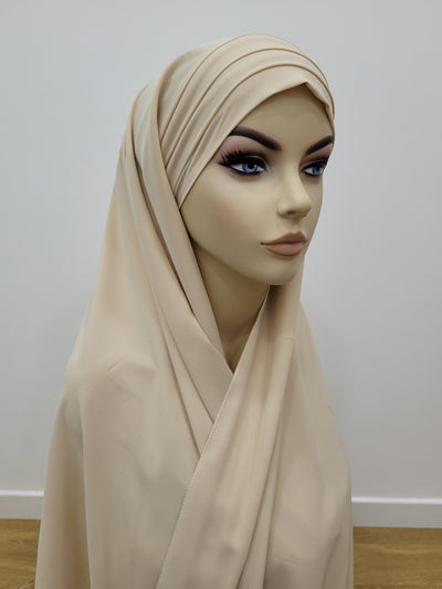Tied hijab