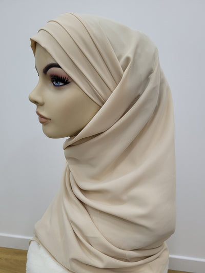 Tied hijab