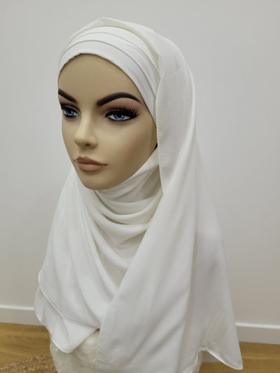Tied hijab