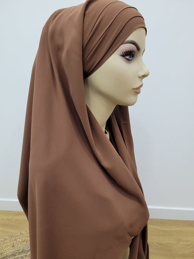 Tied hijab
