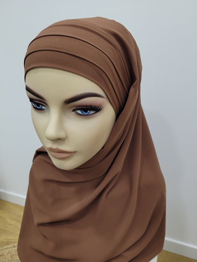 Tied hijab