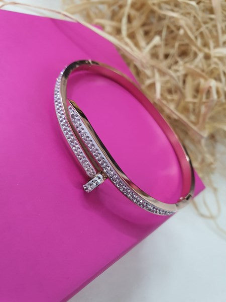 Nail inspired bracelet