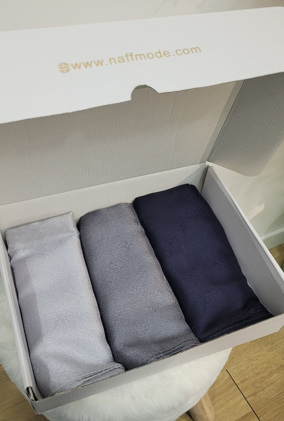 Square scarf box