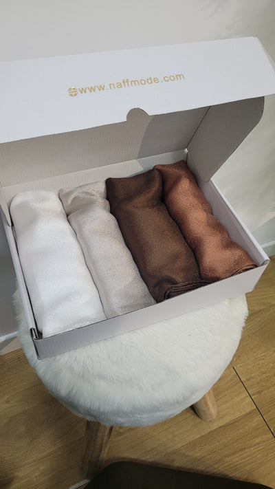 Square scarf box