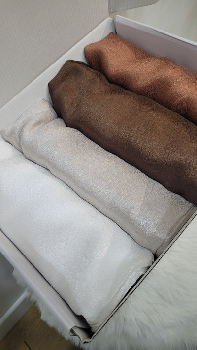 Square scarf box