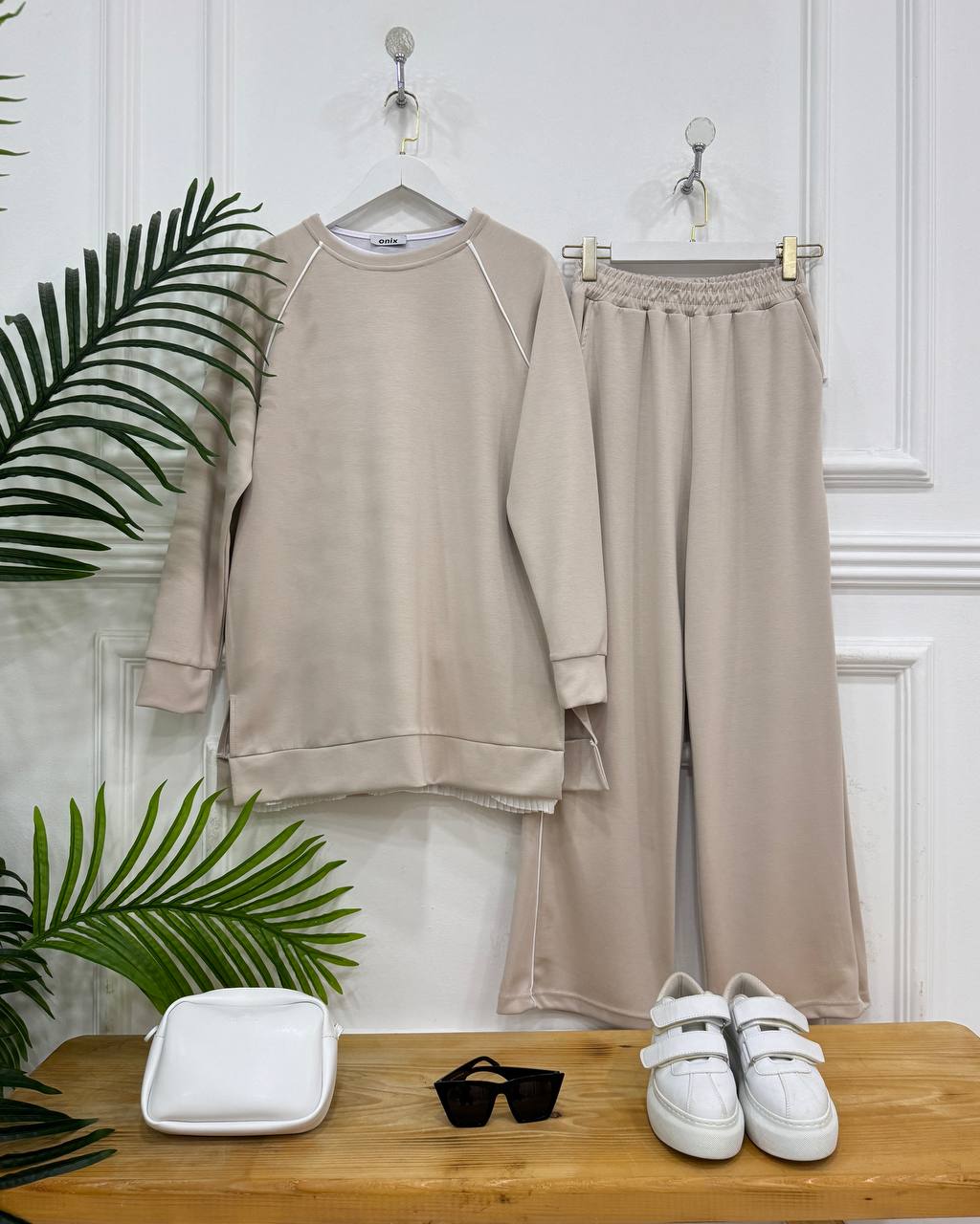 Ensemble basic Rayé