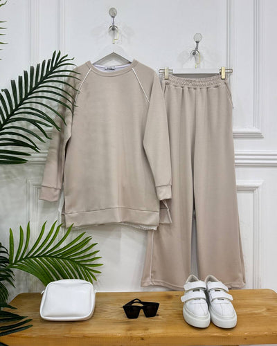 Ensemble basic Rayé