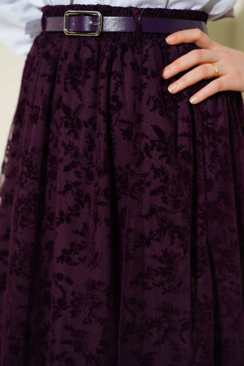 Jupe tulle fleurie