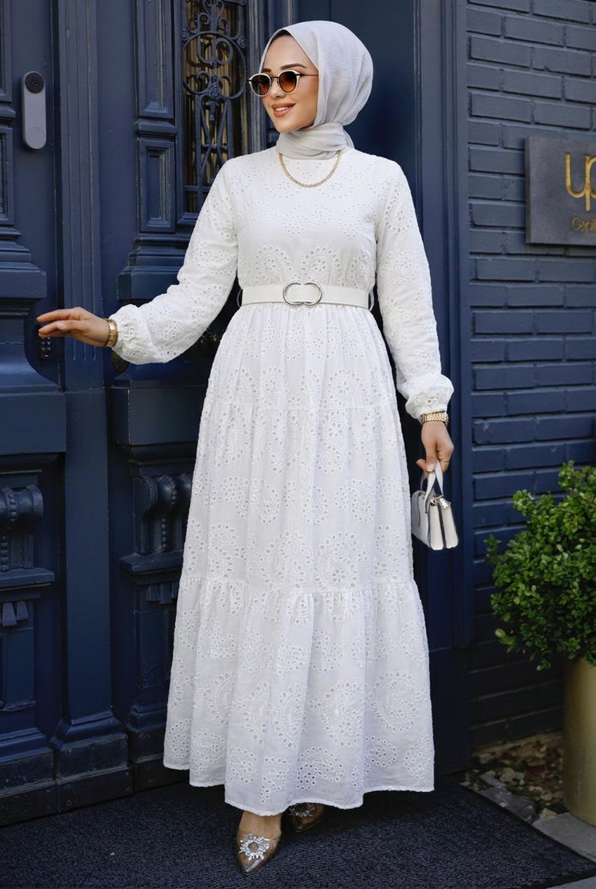 Robe broderie anglaise