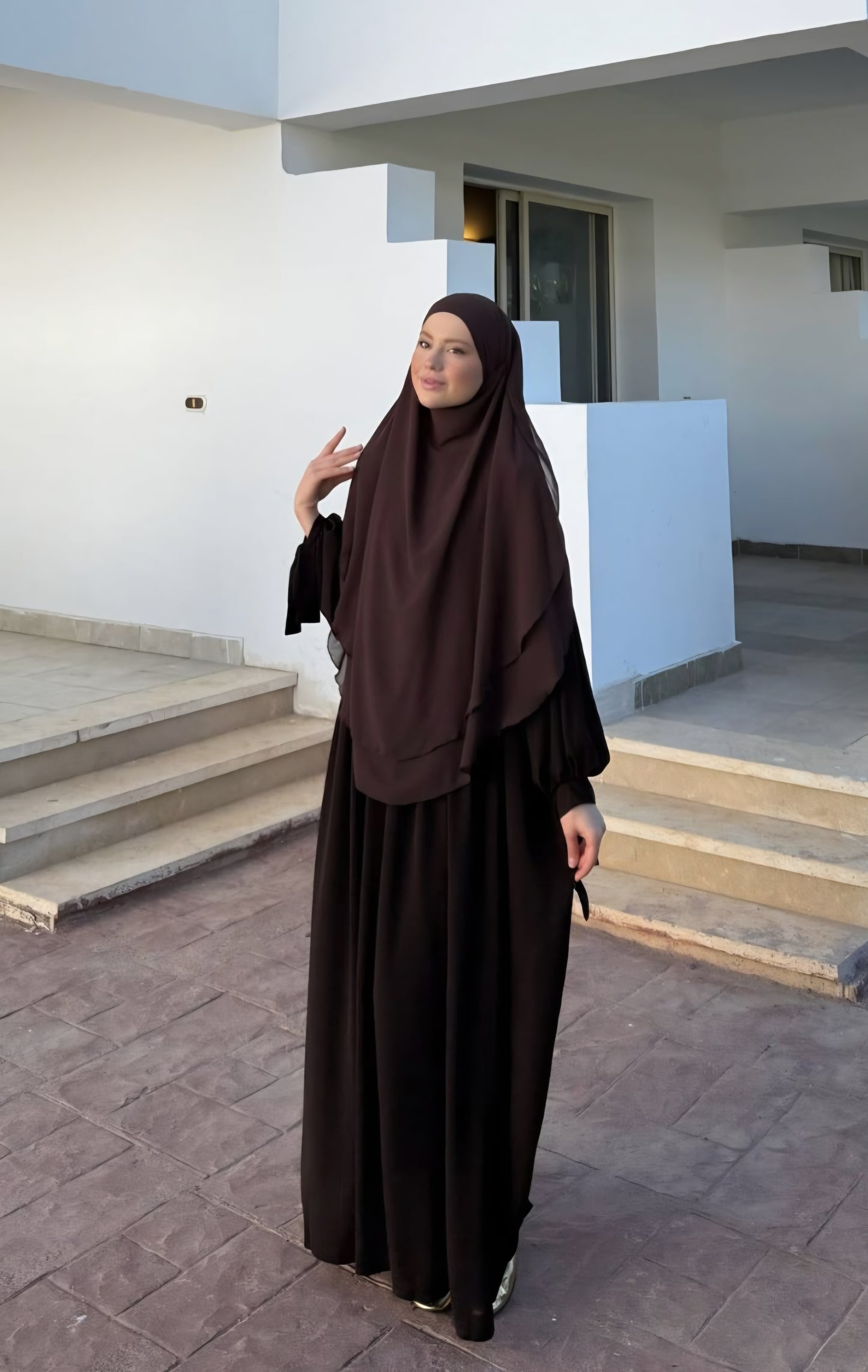 Khimar drapée