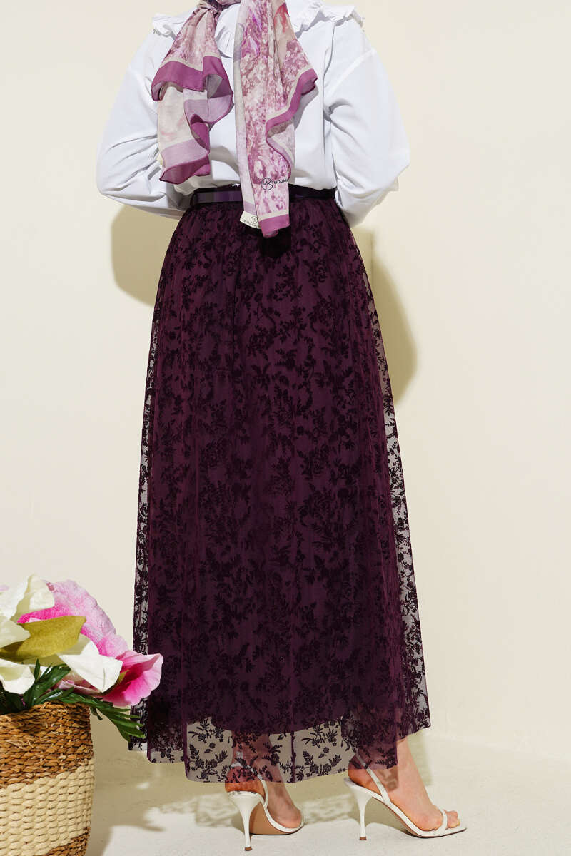 Jupe tulle fleurie