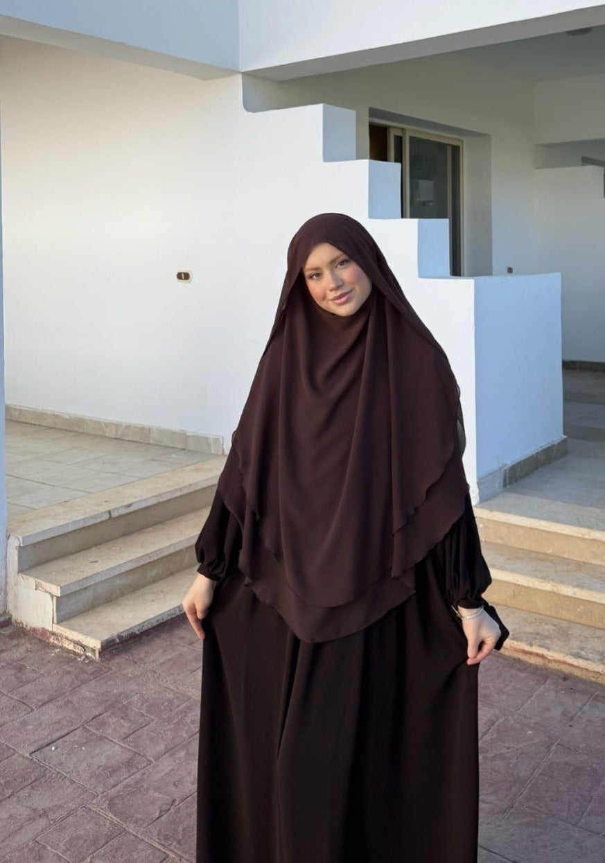 Khimar drapée