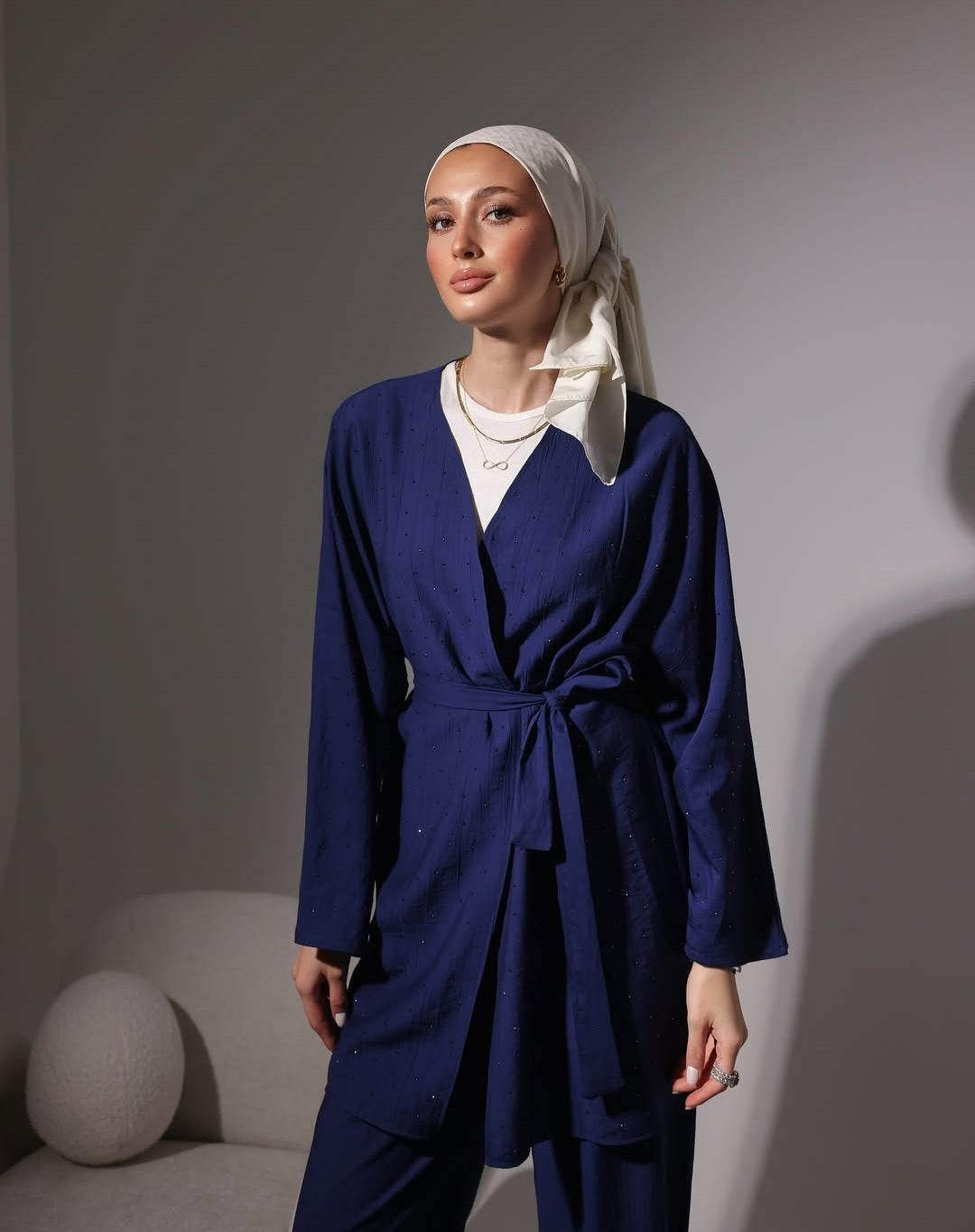 Taşlı kimono takım 