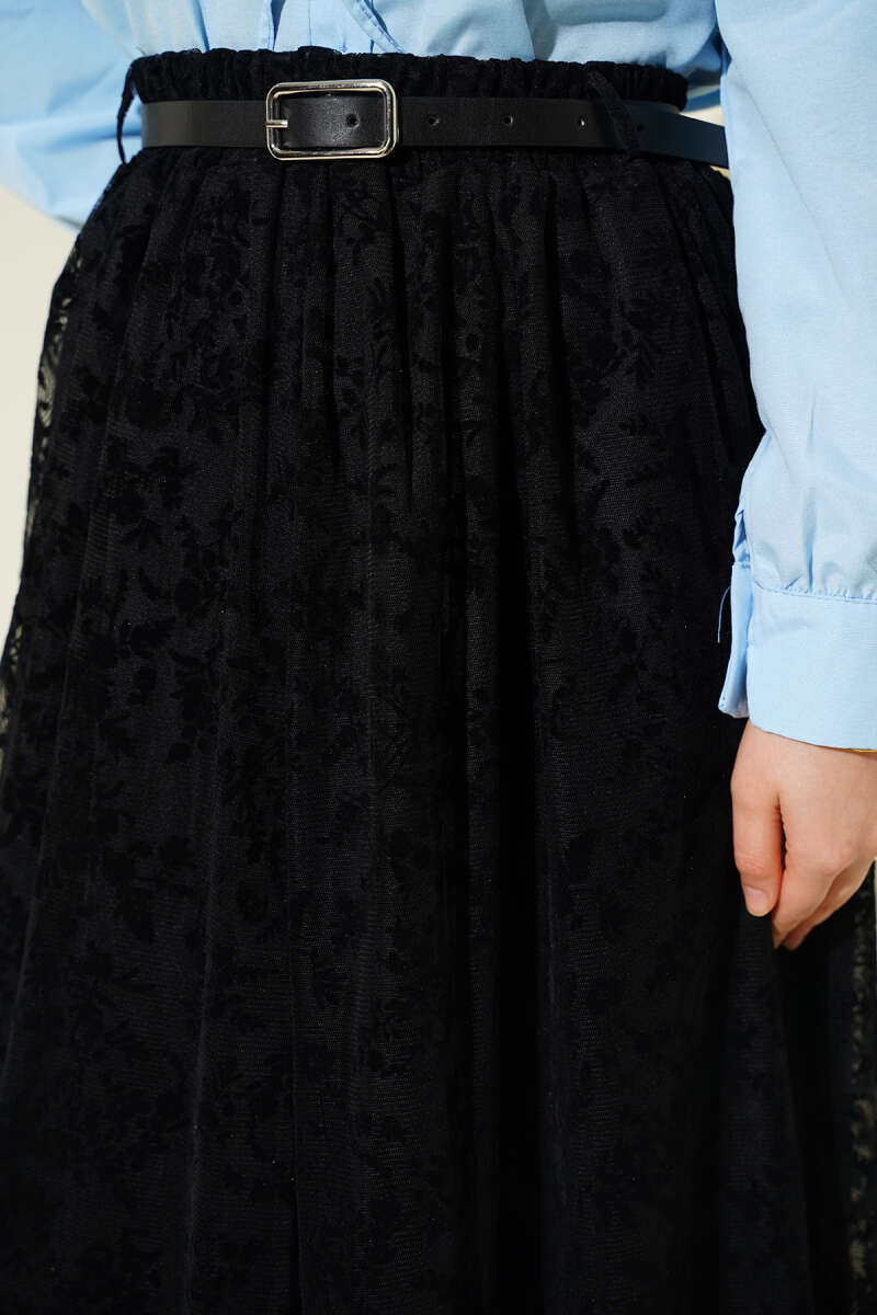 Jupe tulle fleurie