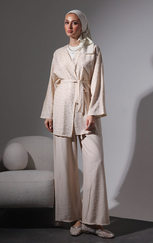 Ensemble kimono strass