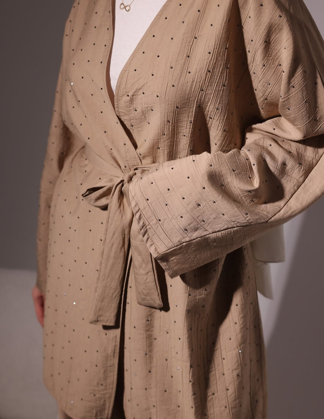 Taşlı kimono takım 