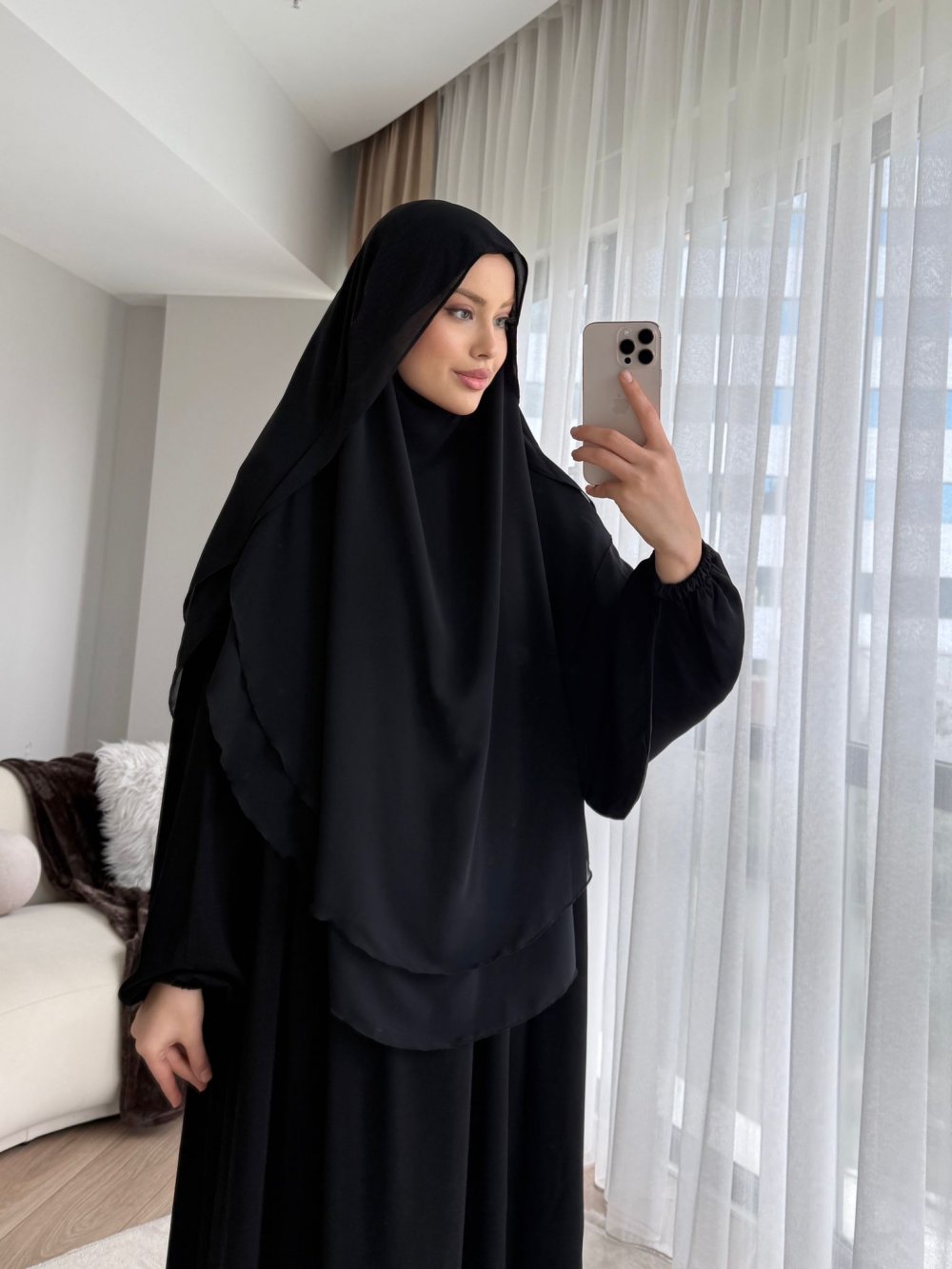 Khimar drapée