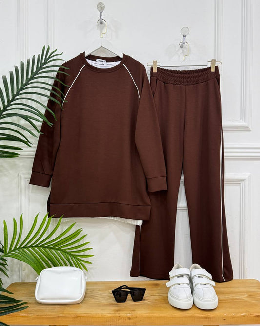 Ensemble basic Rayé